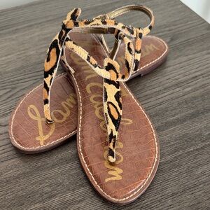 Sam Edelman Leopard Print Sandals